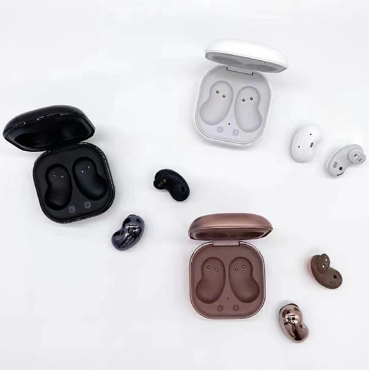 Tws-øretelefoner galaxy buds live high-end bluetooth 5.0 trådløs opladning  r180 bluetooth