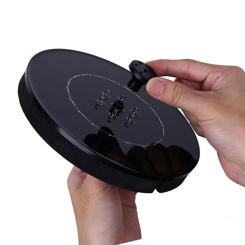 2.4 w ledet solar fontenen fontenen lys runde flytende fontene vannpumpe led lys hage dekorasjon fugl bad fontenen lys