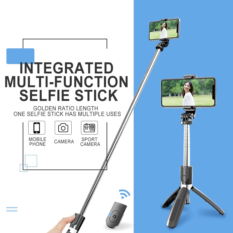 Uju Selfie Stok Statief Mobiele Telefoon Live-uitzending Instagram Stand Bluetooth Anker Desktop Verstelbare Multifunctionele Een Stuk