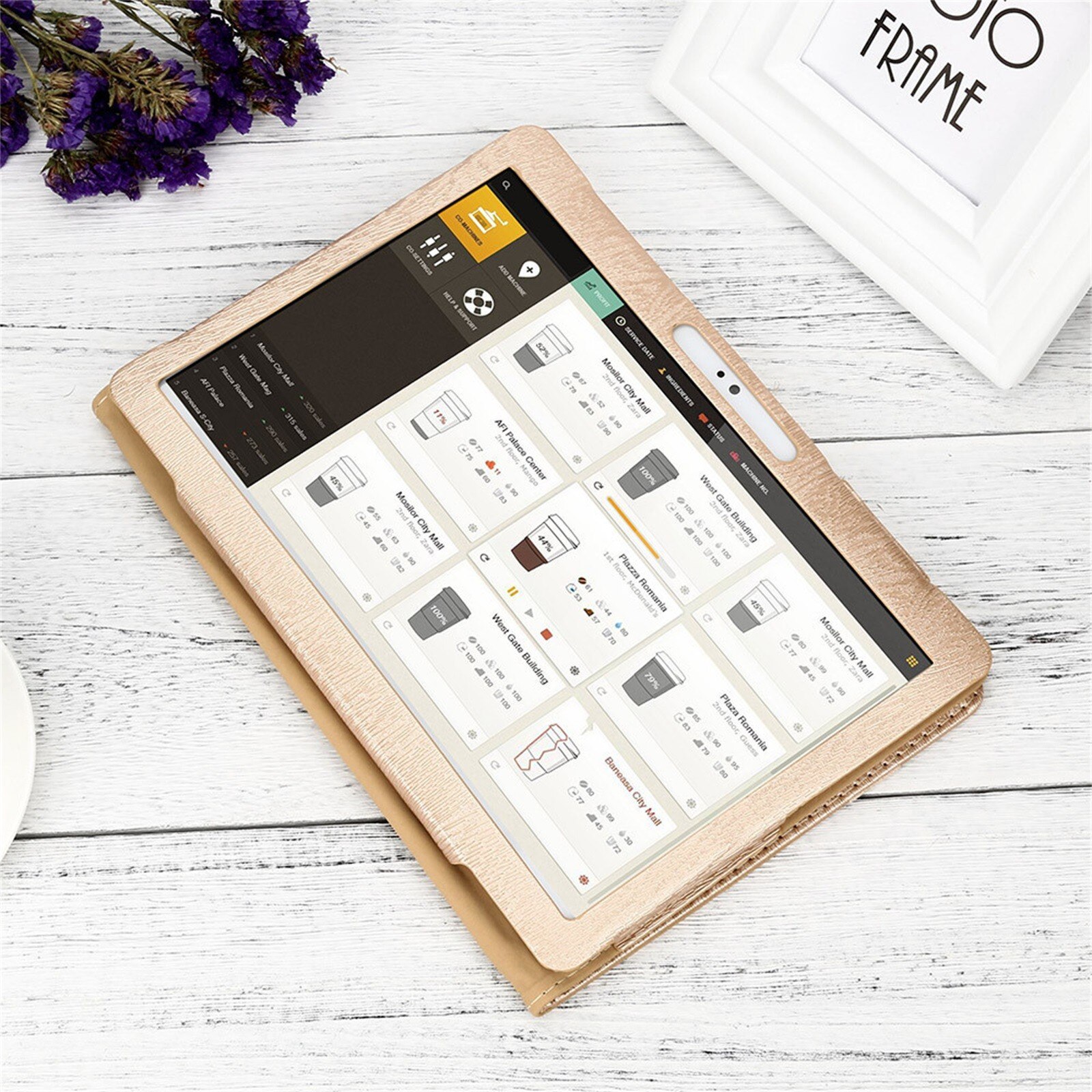 Custodia protettiva in pelle universale per tablet Android da 10 10.1 pollici custodia protettiva resistente per tavolo di Design di moda per PC