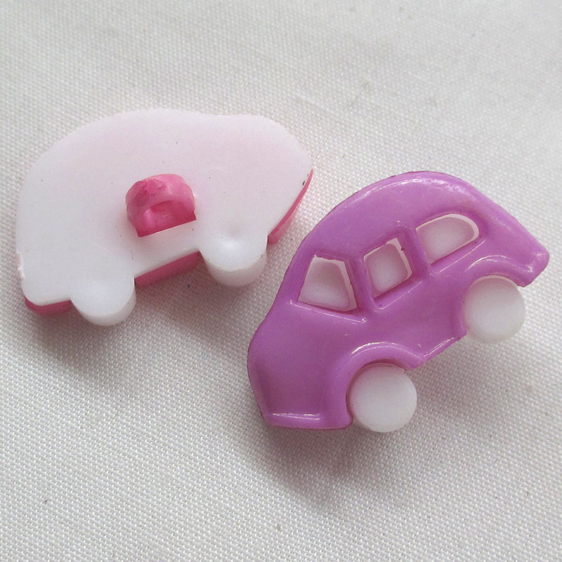 Suoja-agujero trasero de plástico para coche, botones de costura para bebés, 17mm, color negro y blanco, 30/50/70 unids/lote