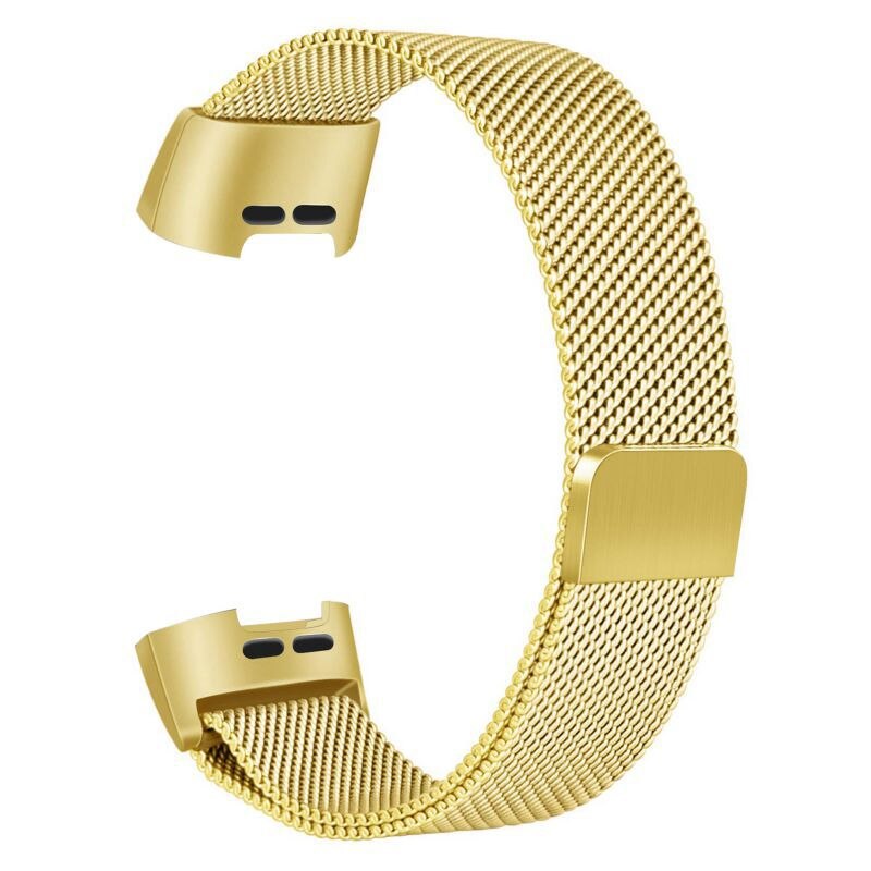 9 Colors For Fitbit charge 3 Fitness Band Magnetic Milanese Stainless Steel bracelet Replacement bands For charge3 strap: J / Large