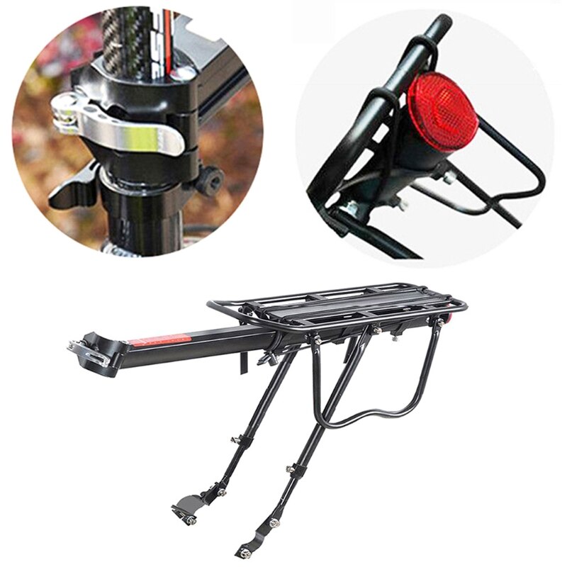 Fietsbagagedrager aluminium bagagedrager plank fiets zadelpenstandaard