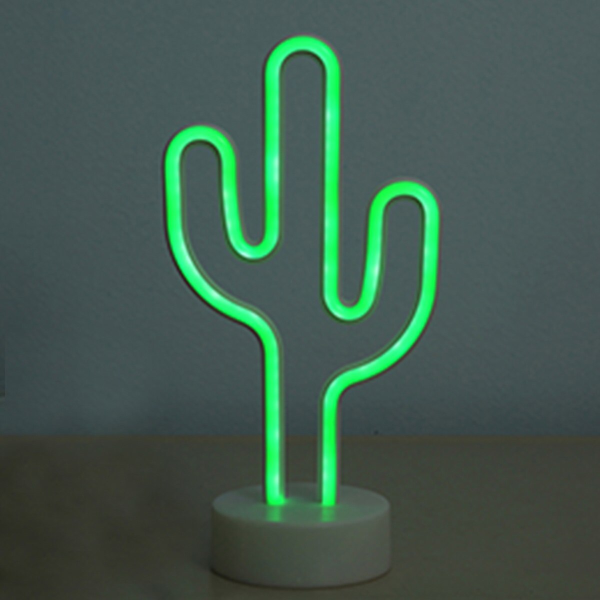 Neon Led Verlichting Teken Nachtlampje Art Decoratieve Verlichting Kinderen Home Decor Voor Woonkamer Slaapkamer Kleurrijke Lamp: Cactus