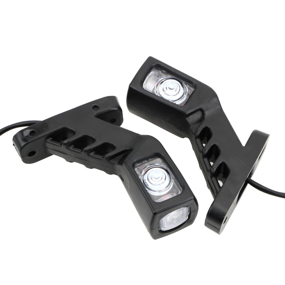 1 para 4 obrysówki doprowadziło światło boczne dla ciężarówki przyczepa karawana awangarda 3 twarz czerwony bursztyn biały samochód lampa obrysowa 10-30v zarys lampy