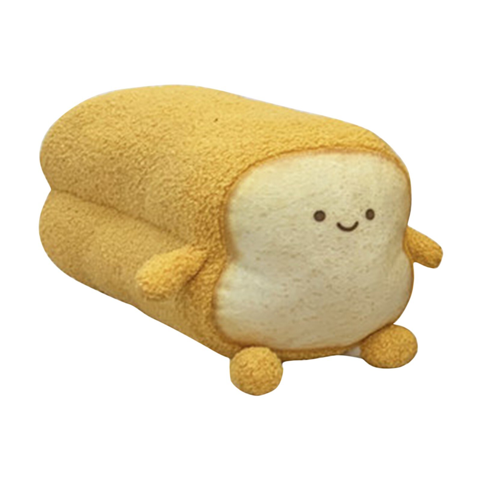 Oreiller en tranches de pain pour enfants, décoration de chambre à coucher, jouets en peluche d'animaux de dessin animé, poupées de fête pour enfants: F