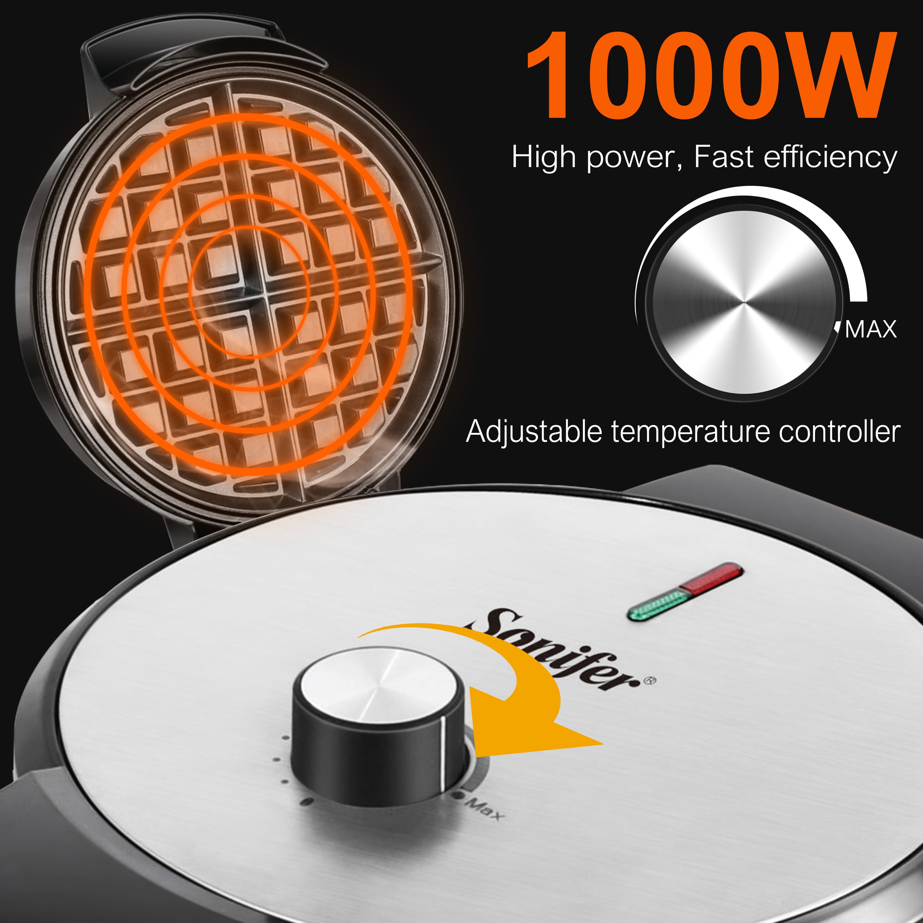 1000W Electric Waffles Maker Sandwich Maker Walnut Cake Maker Waffel Maker Machine Panini Bubble Breakfast Machine 220V Sonifer