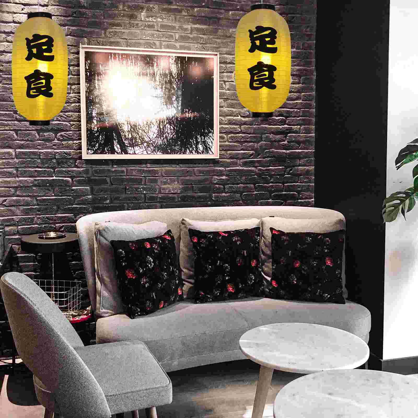 Traditional Japanese Hanging Lantern Japanese Restaurant Silk Lantern Ornament