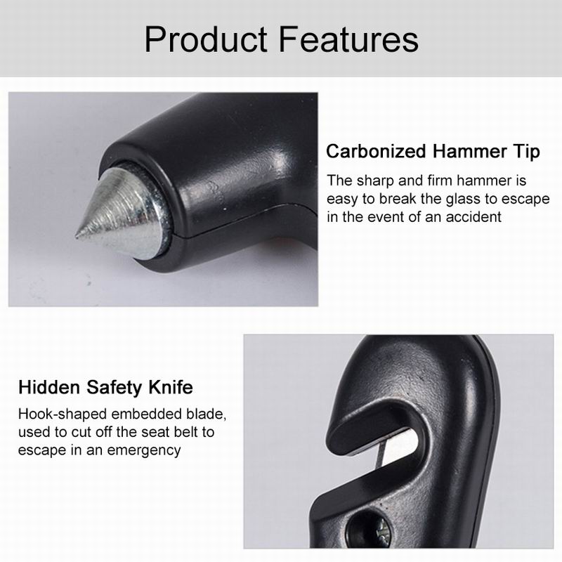 Car Safety Hammer Self-Rescue Escape Hammer Car Window Breaker Car Rescue Hammer Tool Emergency Rescue Hammer Tool