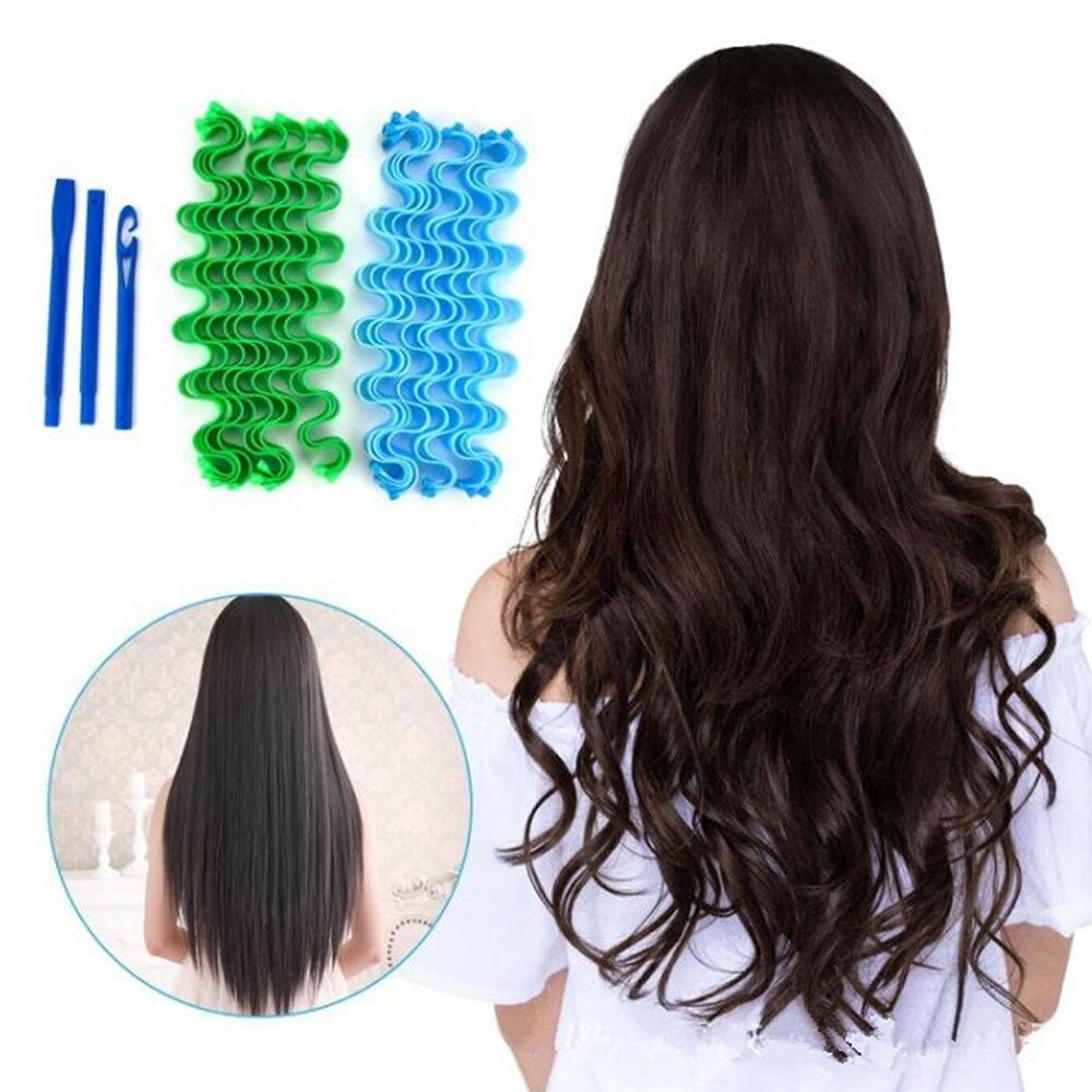 Bigoudis magiques sans chaleur, 12 pièces, 30CM, bigoudis, outils de coiffure