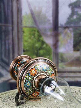 Miray Rose Flower Flip Copper Gas Lamp