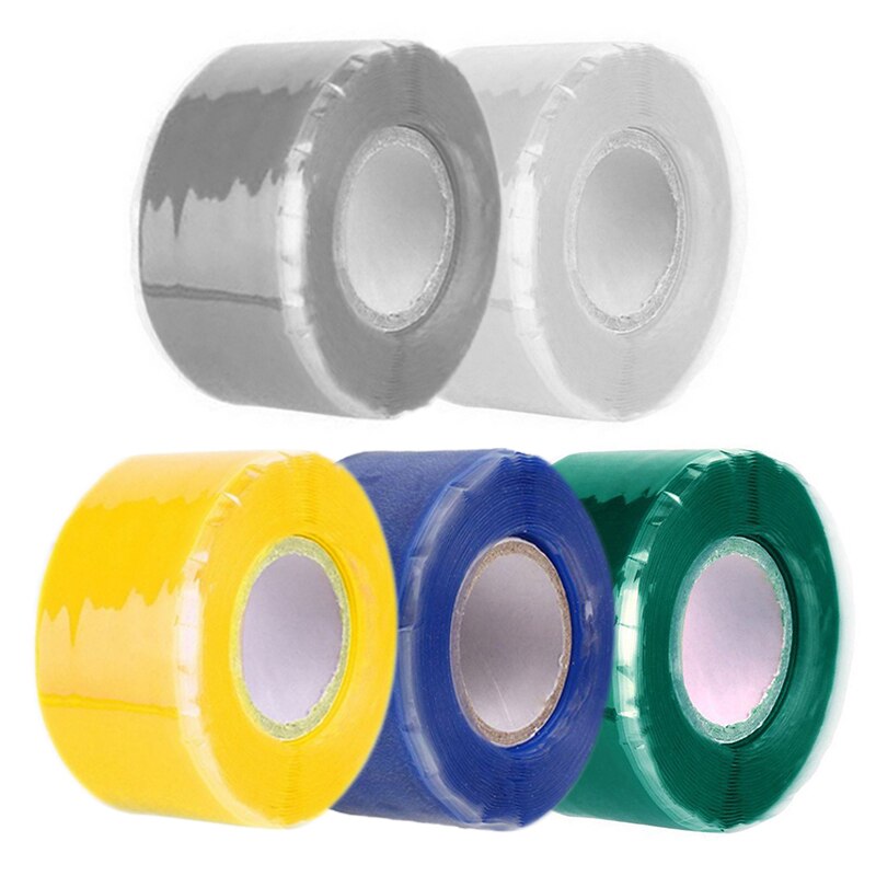 Super Strong Silicone Fiber Duct Tape Water Pipeline Scotch Repair Tape Self-fluxing Waterproof Adhesive Tape