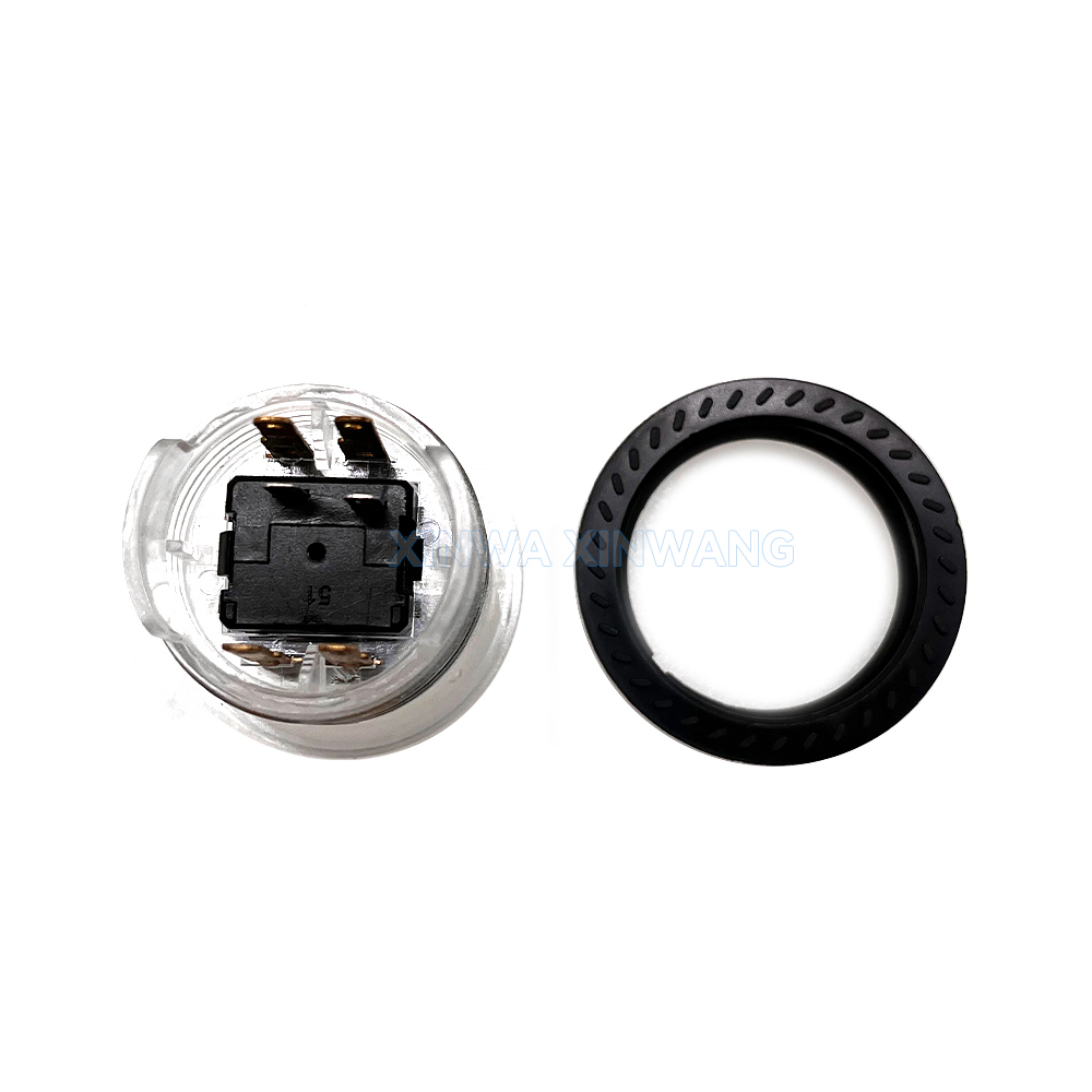 5 pces/10 pces jogo de arcade goldleaf rgb iluminado 3.3v led botão 28mm 30mm botões redondos para mame virtual flipball máquina