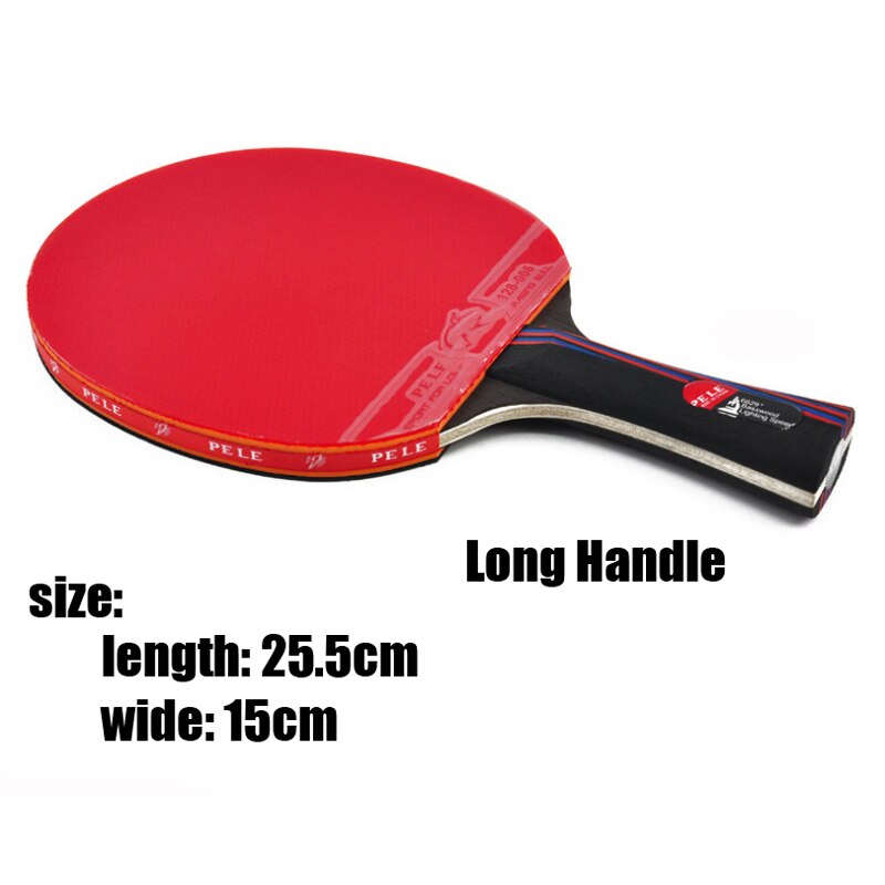 Carbon Fiber Table Tennis Racket Blade Rubber With Double Face Pimples-in Ping Pong Rackets High With Bag