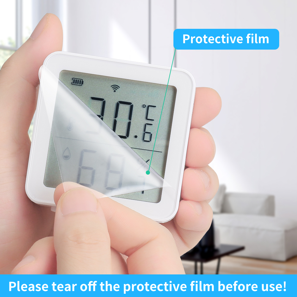 Smart Tuya WIFI Temperature And Humidity Sensor Indoor Hygrometer Thermometer With LCD Display Support Alexa Google Assistant