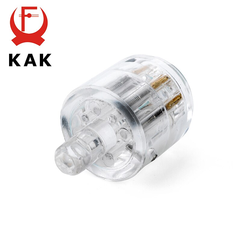 KAK Seven Core Plum Lock Cylinder Transparent Visible Pick Cutaway Practice View Padlock Training Skill For Locksmith Hardware