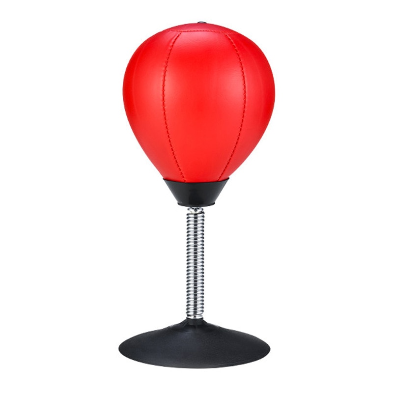 Sugekop bokseventilationsbold desktop boksesæk mini punch sport fitness boksesæk hastighed bolde stå boksning