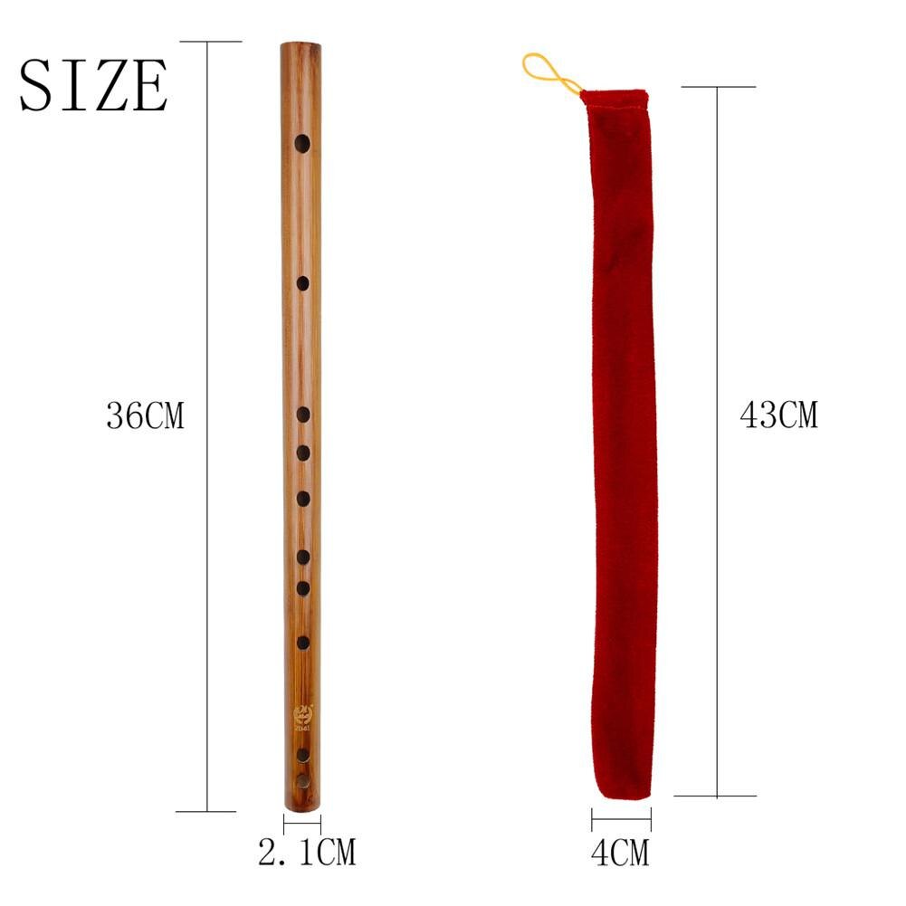 Chinese Bamboo Flute Piccolo Educational Learning Activities for Kids Children Bamboo Flute Woodwind Instruments: G flat