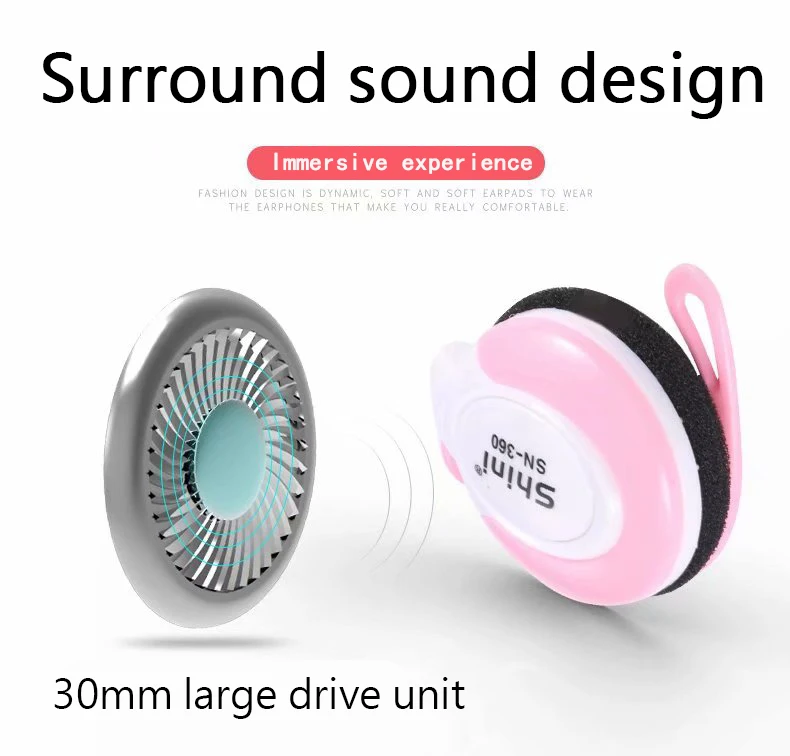 Auriculares universales con gancho para la oreja, cascos con micrófono, sonido HD, graves, música con cable, para teléfono, Pc, Mp3, 3,5 Mm