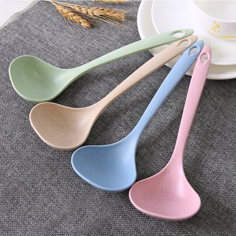 Wheat Straw Stalk Spoon Gadgets Kitchen accessories Ladle Rice Soup Spoon Tableware Meal Dinner Spoon kitchen Tools