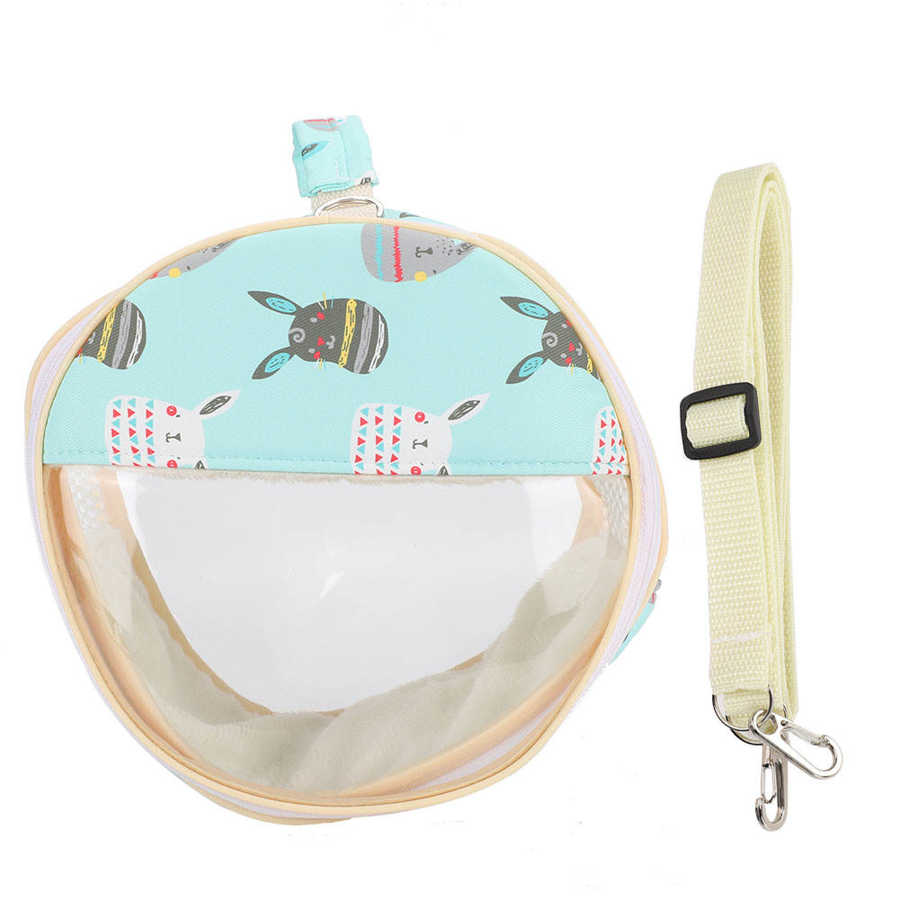 Draagbare Opknoping Tas Hamster Transparante Bag Vogel Papegaai Golden Hamster Egel Outdoor Reizen Zichtbaar: A
