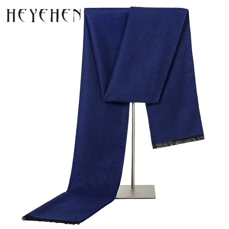 Bufanda clásica de algodón para hombre y mujer, chal largo de , a la , de invierno, con anillo, HY121