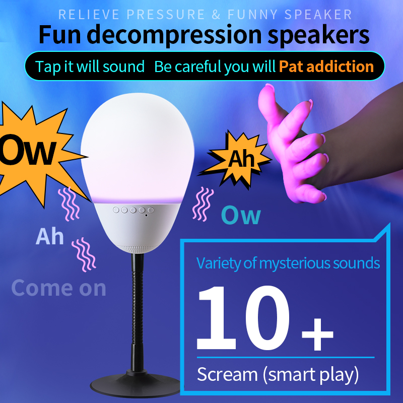 T6 Decompressie Flap Bluetooth Speaker Draadloze MP3 Speler Bluetooth Kleurrijke Verlichting Sound Speaker Audio Mobiele Telefoon Subwoofer