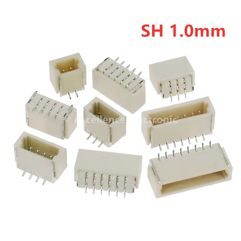 20Pcs Jst Sh 1.0Mm Verticale Smd Connector 1.0Mm P... – Grandado