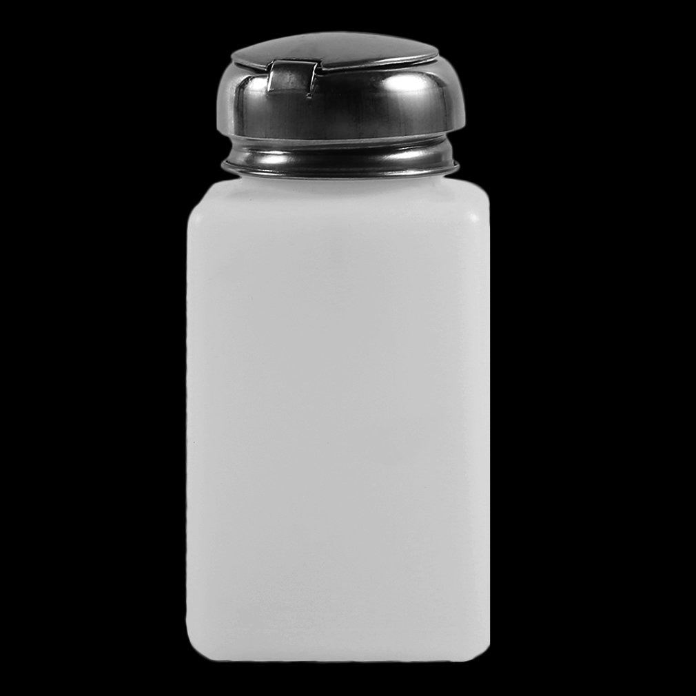 1 pçs portátil 200ml imprensa de álcool líquido garrafa vazia unha polonês removedor mais limpo dispensador bomba pato garrafa viagem qualidade superior