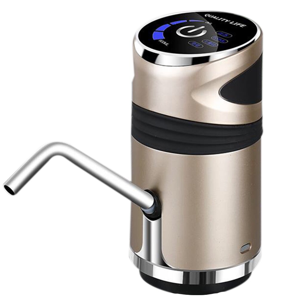 Pompe à bouteille d'eau intelligente USB Rechargeable sans fil automatique tactile distributeur d'eau commutateur de pompe électrique: B