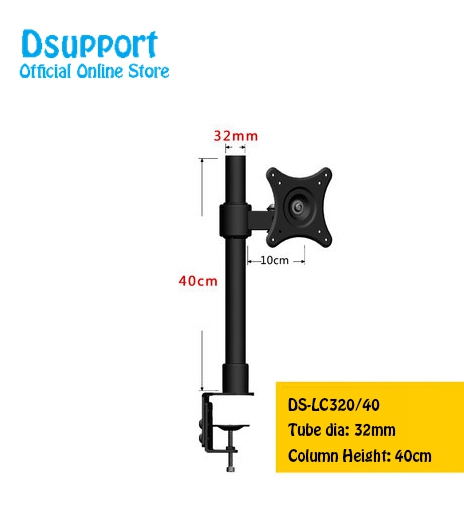Desktop Clamping 10-22&quot; LCD LED TV Mount Bracket Free Lifting Full Rotation Monitor Holder Arm Sit Stand Monitor Support