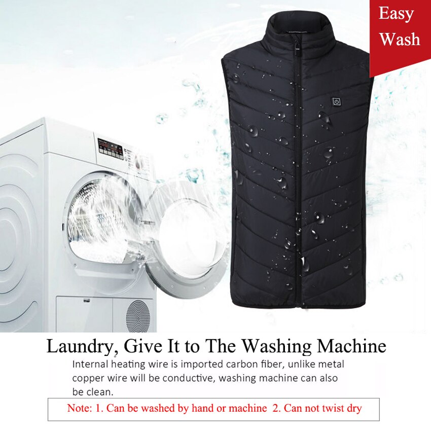 Das Mulheres dos homens Colete Casaco Sem Mangas Colete Roupas de Inverno Térmica USB Elétrico Aquecido Aquecimento Outerwear Jaqueta Masculina Plus Size 8XL