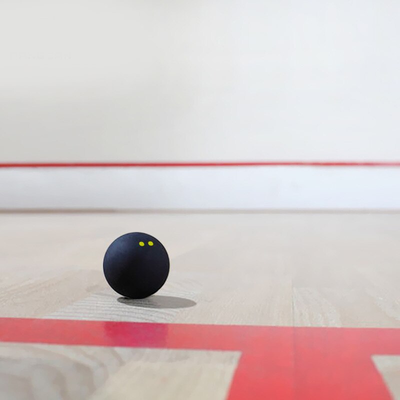 Squash bold to-gule prikker lav hastighed officielle sports gummibolde spiller træning konkurrence squash