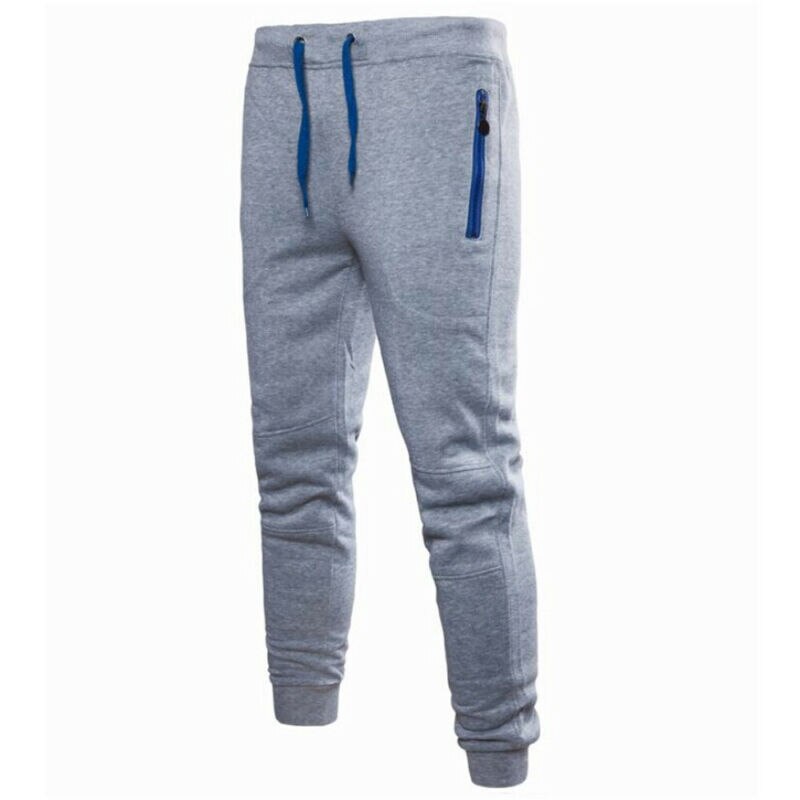 Pantalones de deporte para hombre, chándal largo para gimnasio, Fitness, entrenamiento, chándal