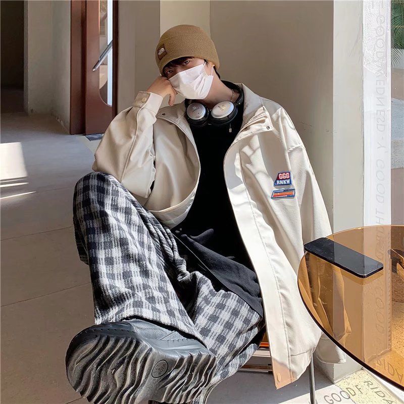 Lente Leren Jas Mannen Vrouwen Koreaanse Trend Br Locomotief Kleding Leren Jas Knappe Hong Kong Stijl Liefhebbers Alle-Match top