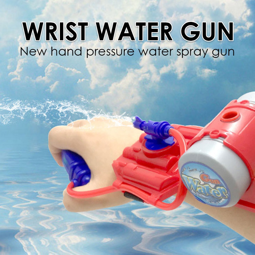 Summer Children wristband hand-held spray pressurized water gun swimming Kids Model toys pool accessories