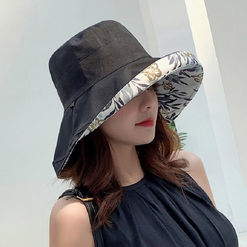 XIEXIESHER Eimer Hut Denim - Waschbarer Baumwollhut Mit Breiter Krempe