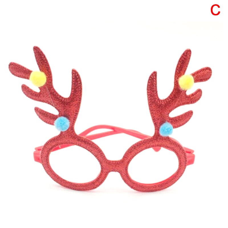 Christmas Photo Booth Prop Happy Year Christmas Photo Frame Props Wedding Christmas Party Decoration Navidad Decor Kids: C