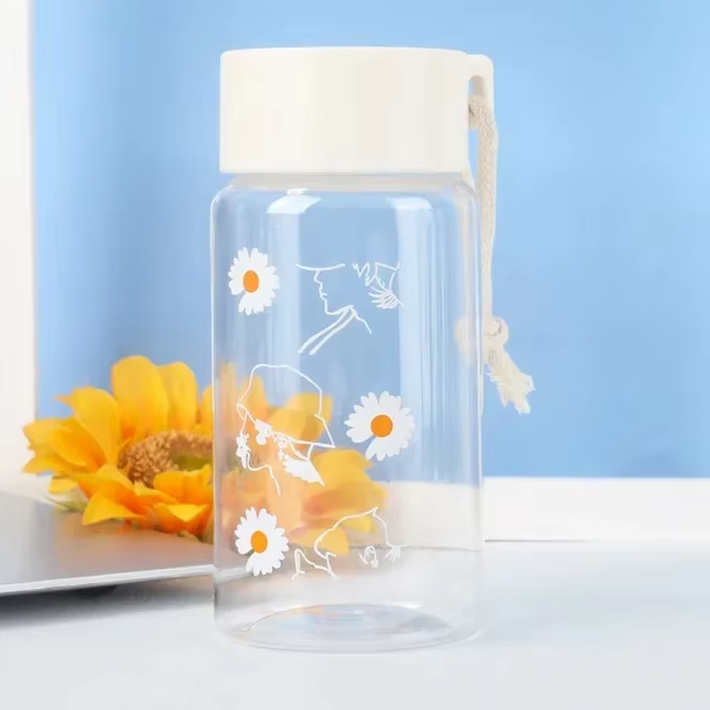 Draagbare waterfles van 2 liter met rietje en tijdmarkering, plastic drinkfles met grote capaciteit voor buitensporten en fitness: Dark Gray