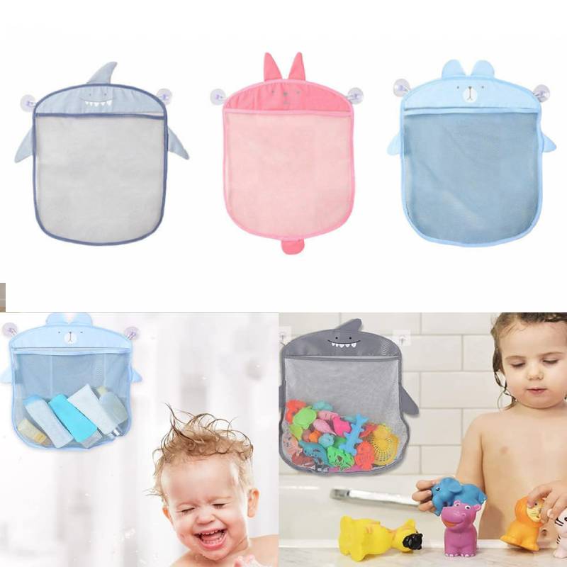Hängende Badespielzeug-Aufbewahrung, schnell trocknend, Netzkorb, Netztasche, Badezimmer-Organizer, Badewanne, Spiel, Spielzeughalter, Dusch-Caddy für Kinder und Kleinkinder