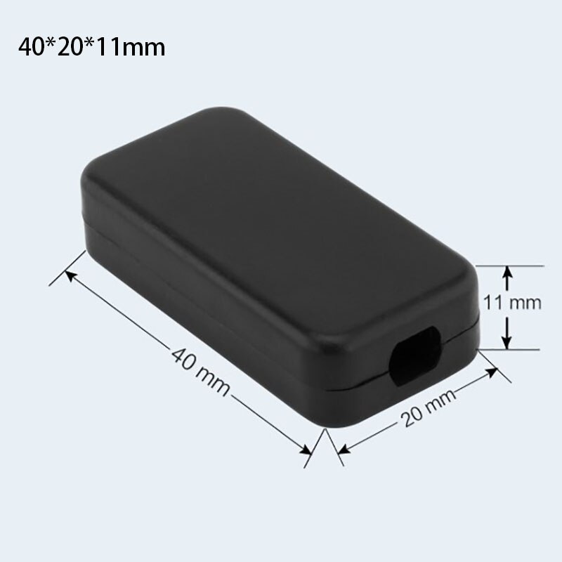 Black Project Box Storage Case Waterproof DIY Housing Instrument Case Enclosure Boxes Electronic Home Supplies 50*28*15MM: 40x20x11mm