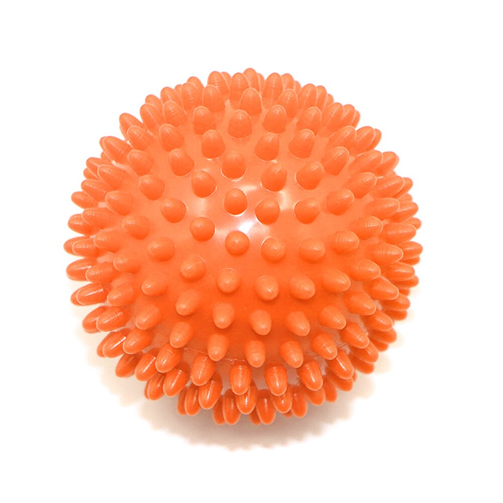 Sfera di massaggio del Rullo PVC Alleviare Lo Stress per il Corpo di Forma Fisica di Yoga Pilates Muscolo Del Piede YA88: orange  7.5cm