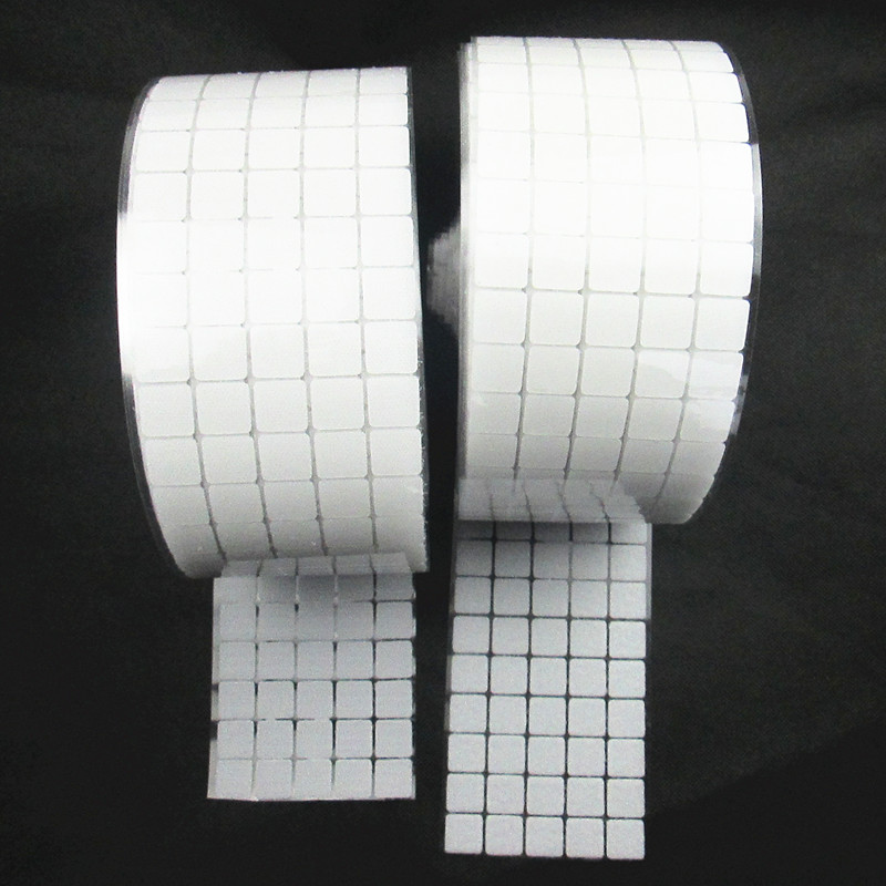 Wit 100 Pairs 20mm Nylon haken en lussen Sticker sterke zelfklevende Ronde dot lijm op stickers thuisgebruik Gordijn fastener