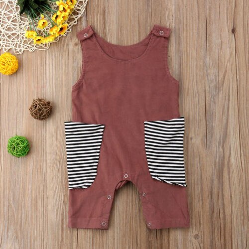 Kids Baby Meisje Jongen Rompertjes Bodysuit Jumpsuit Korte Broek Outfits Kleding Zomer