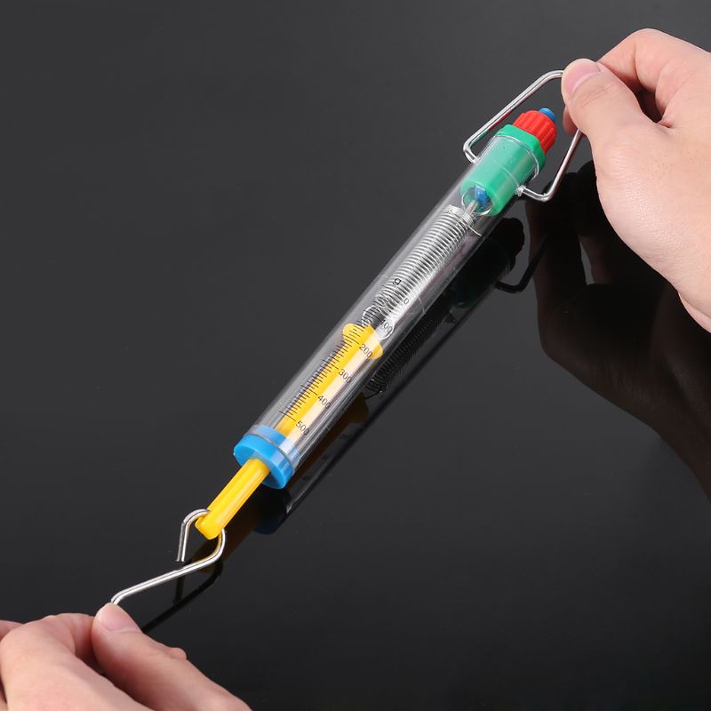Newton Force mètre échelle à ressort 5N 500g double échelle étiquetée Balance dynamomètre 35ED