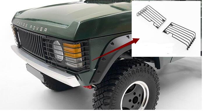 Wielen/grille/spiegel/bumper/voorbumper 1/10 schaal rc speelgoed vrachtwagen rover arrangement 4wd optionele onderdelen: Voorste grille