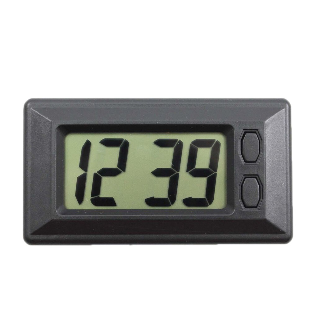 Universal Car Truck Dash Digital LCD Clock Gauge