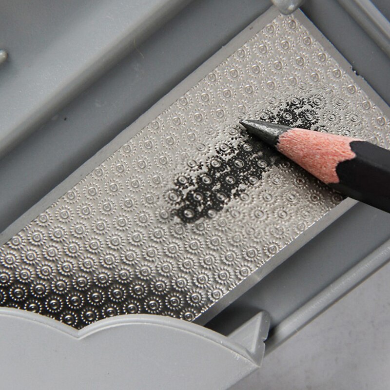 1pcs Fine Art Lead Sharpener Double-sided Pencil Sharpening Sharpener Sketching Board Pencil Sharpening Clip