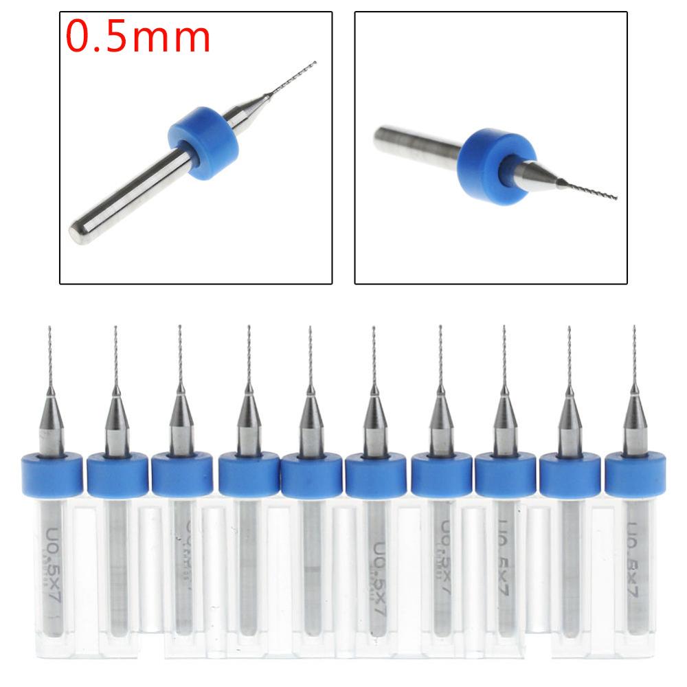 Brocas de carburo de tungsteno, puntas de 1/8-0,2mm, 10 unidades, 0,9&quot;: 4