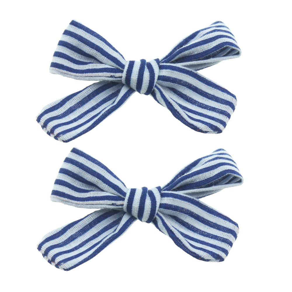 Grampos de cabelo, 2 pçs/set conjunto de grampos de cabelo para bebê, de algodão, com flores, presilhas para cabelos, presente para meninas: D
